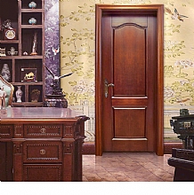 匠德木業(yè)木門臥室門歐式烤漆原木門實木門定制木門 房間門套裝室內門